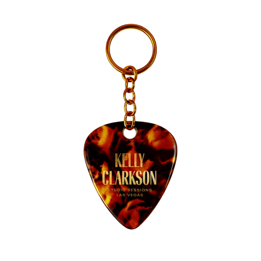 KC GUITAR PICK KEYCHAIN