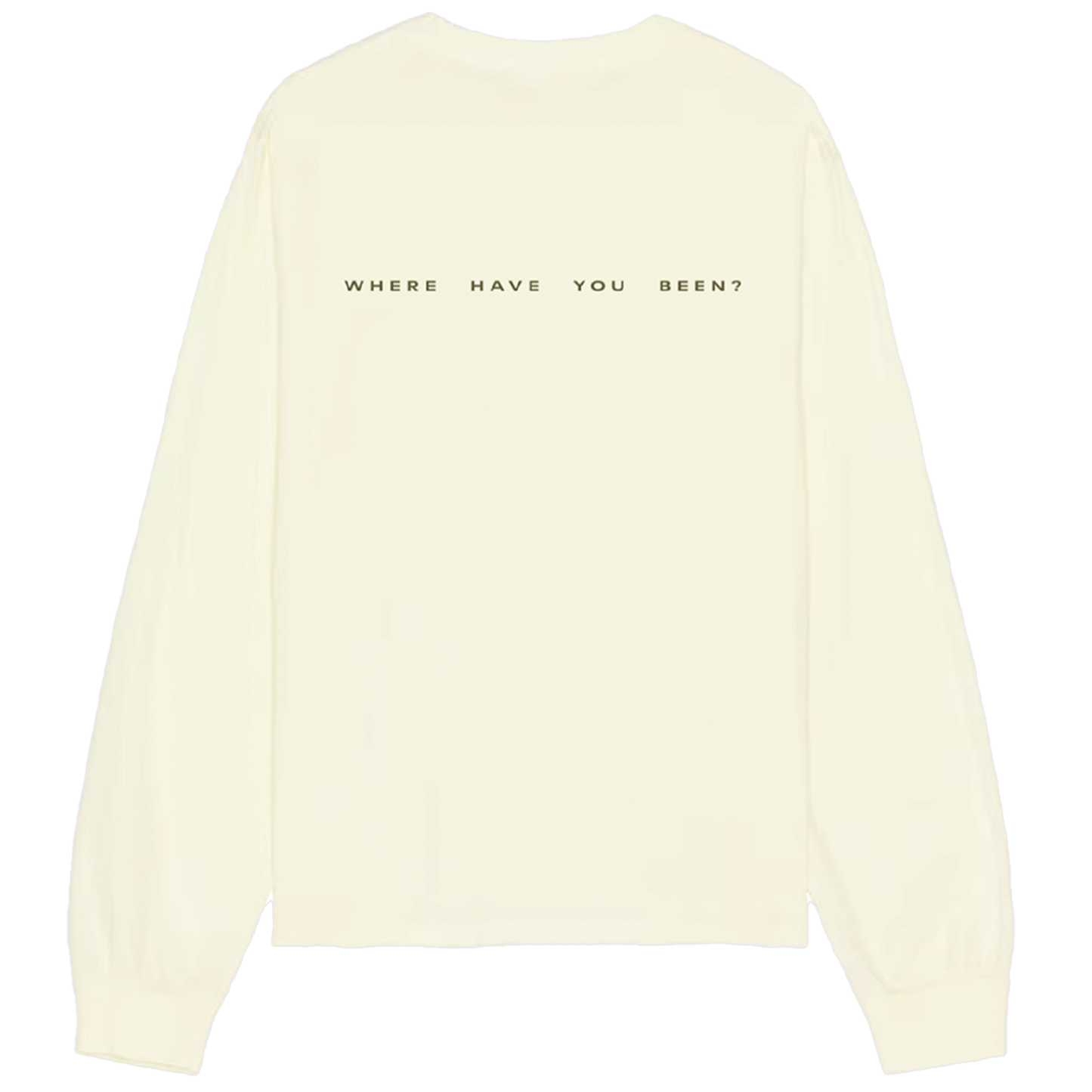 WHERE HAVE YOU BEEN CREWNECK